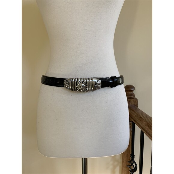 The Ben Amun/Isaac Manevitz luxury Black Leather Belt
